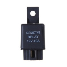 12 V 40A Mobil Automotive Relay 4 Jarum SPST Relay Alarm dengan Relay Soket-Internasional