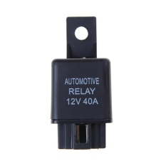 12 V 40A Car Automotive Relay 4 Pin SPST Alarm Relay dengan Relay Soket-Internasional