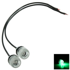 12 V Mobil Sepeda Motor LED Eagle Mata Ringan Siang Hari Lari DRL Ekor Kabut Lampu Hijau-Internasional