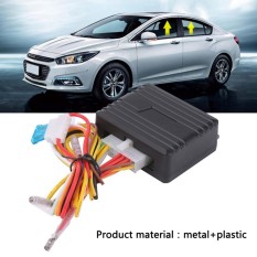 Duoqiao 12 V Universal Otomatis Daya Jendela Gulungan Hingga Ekstra Dekat Modul untuk 2 Pintu Mobil-Internasional(Black)
