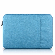 13-inch Shockproof Perlindungan Maksimal Notebook Bag Komputer untuk Macbook, HP, Portable Laptop Casing Set Laptop Laptop Bag (biru Muda)-Intl