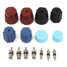 182100773466 16 Pcs AC A/C Sistem Cap & Inti Katup Seal Kit-Intl