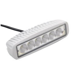18 W Cree LED Flood Ringan Lampu Depan Kerja Lampu Mati Jalan Tinggi Daya ATV Mati Jalan Ringan Kabut Mengemudi bar Truk IP67 Anti-Air Tahan Debu Anti Guncangan Putih-Internasional