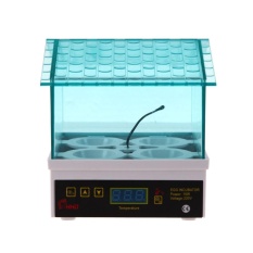 1 PC 220 V 4 Lubang Telur Mini Mesin Penetas Otomatis Unggas Ayam Hatcher-Intl