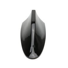 1 PC Shark Fin Universal Eksterior Mobil Atap Antena Radio FM/AM Decor (Hitam)-Intl