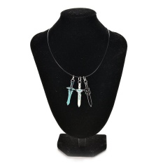 1Pic Anime Sword Art Online Asuna Kirito Cosplay Props Kazuto Pedang SAO Kalung-Intl