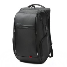 1X Fashion Perjalanan Tas Ransel 15.6 Inches Kota Elite Tas Ransel Laptop Tahan Air Anti-Theft Ransel Laptop dengan Pengisian Usb Port Hitam- internasional