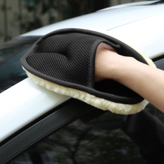 1X Lembut Wol Mesin Cuci Mobil Otomatis Care Mobil Gaya Serat Mikro Pembersih Pencuci Tools Aksesoris Mobil Wash Sarung Tangan-Internasional
