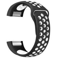 2 colors Silicone watch strap for F Charge 2 bracelet watch band heart rate fitness activity tracker wristband banda belt - intl