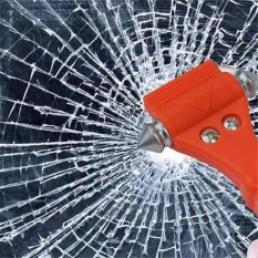 2 In 1 Mobil Palu Keselamatan Menyelamatkan Hidup Melarikan Diri Palu Darurat Kursi Pemotong Sabuk Jendela Pemecah Kaca Alat Penyelamatan Mobil-Intl