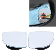 2 Pcs ACP-005 Car Blind Spot Rear View Fix/360 Derajat Sudut Adjustable Wide Angle Cermin-Internasional