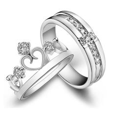 2 Pcs Disesuaikan Cincin Pasangan Cincin Jewellry 925 Perak Adjustable Pecinta Kucing Indonesia Ngumpul Di Sini Cincin E002