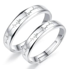 2 Pcs Disesuaikan Cincin Pasangan Cincin Jewellry 925 Perak Adjustable Pecinta Kucing Indonesia Ngumpul Di Sini Cincin E017