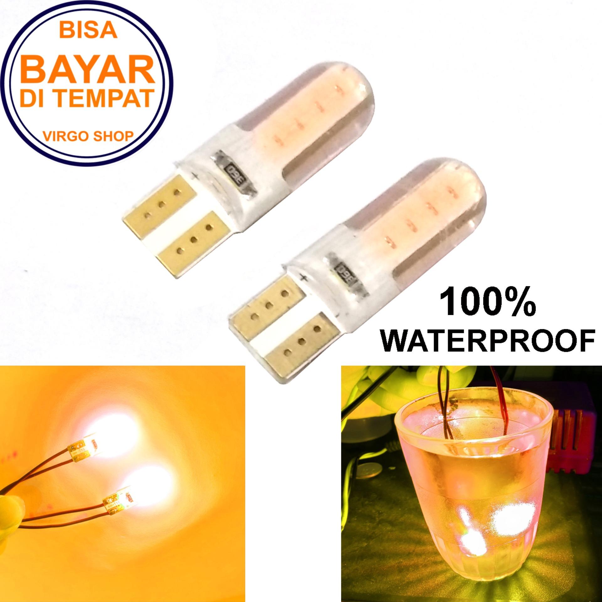 ... 2 Pcs Led Tipe: Diam Gel / Jelly / Silicone Super Bright Soket T10 Bisa