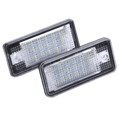 2 Putih Mobil Bermasalah 18 LED Lampu Sein Belakang Lampu For Audi A3 S3 A4-Internasional
