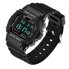 2016 Brand SANDA Fashion Watch Pria G Gaya Tahan Air Olahraga Militer Jam Tangan Shock Pria Mewah Analog QUARTZ Digital Watches (hitam)