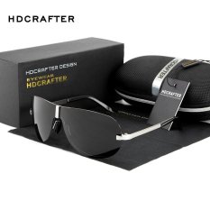2016 Hot Jual Fashion Polarized Outdoor Mengemudi Sunglasses untuk Pria Kacamata Merek Desainer dengan Kualitas Tinggi 4 Warna Warna Hitam -Intl