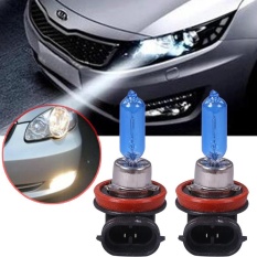 2017 H9 12 V 65 W Super Putih Halogen Bulb LIGHT XENON Halogen untuk Review Mobil Universal-Intl