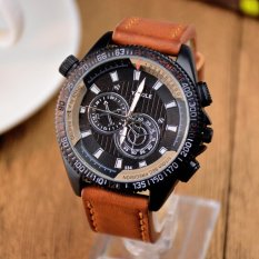 Baru Daftar Yazole Jam Tangan Pria Mewah Jam Tangan Merek Jam Kuarsa Fashion Sabuk Kulit Watch Olahraga Jam Tangan Relogio-Intl