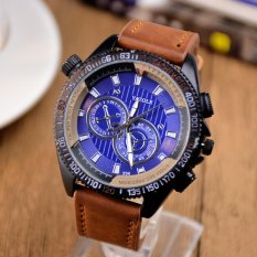 Baru Daftar Yazole Jam Tangan Pria Mewah Jam Tangan Merek Jam Kuarsa Fashion Sabuk Kulit Watch Olahraga Jam Tangan Relogio-Intl