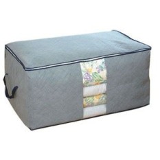 2017 Baru Non-woven Portabel Pakaian Penyimpanan Tas Organizer Lipat Lemari Organizer untuk Bantal Selimut Bedding-Internasional