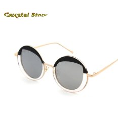 2017 Passerelle Frame Round Lensa Kacamata Cat's Eye Sunglasses Rekreasi Series-Intl