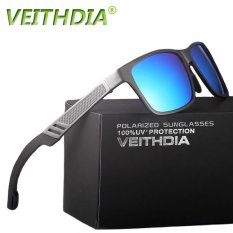 2017 VEITHDIA Original Brand Logo HD Aluminium Magnesium Pria Cermin Kacamata Mengemudi Kacamata Oculos De Sol Polarized Sunglasses Vpa6560-Intl