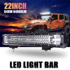22 Inch LED Lampu Kerja Bar Spotlight Lampu Banjir Combo Mobil Lampu 162 W Mengemudi Lampu Car Truck Offroad Fog Lampu IP68 DC10-30V-Intl