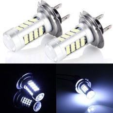 2 PC H7 42SMD 2835 Bulb High Power Car LED Lampu Kabut Putih Cahaya-Internasional