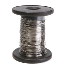 2 Pcs 100FT 304 Stainless Steel Kawat Tunggal Yg Keras Tali 0.4mm-Intl