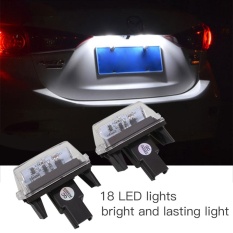 2 Pcs 18LED Mobil Auto License Plate Cahaya Terang For Toyota Yaris 2012 Camry 2013