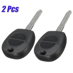 2pcs 2 Buttons Remote Key Case +CR2025 Battery +Micro Switch Kit For Nissan X-TRAIL - intl