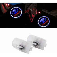 2 Pcs Lampu Pintu Kendaraan Mobil Hantu LED Courtesy Logo Selamat Datang Lampu Terang Proyektor Bayangan untuk Toyota Land Cruiser 200 V8 FJ200-Intl