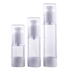 2 Pcs mini Portable Botol Kedap Udara Kosmetik 15 Ml 30 Ml Pompa Cover Travel Perawatan Kulit Kosong-Intl