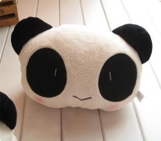 2 Pcs Panda Mobil MM X 80mm untuk Otomotif Mobil Mewah Bantal Leher Bantal Sandaran Kepala-Intl