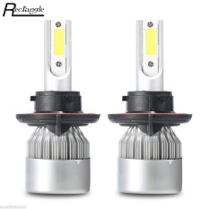 2 Pcs Persegi Panjang 72 W H13 DC 9 V-36 V 7600LM Mobil Lampu LED 6000 K Cahaya Putih- internasional