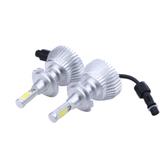 2X Led H7 Car Headlights 64w 4400lm Car Led Light Bulbs White -
intl