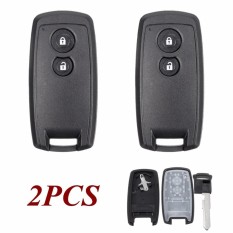 2X Baru Kunci Remote Shell Memperdaya 2 Tombol untuk Suzuki SX4 Grand Vitara Swift + Pisau Yang Belum Diasah-Intl