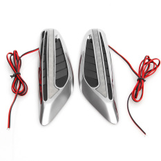 2 X LED Universal Blade Setir Mobil Lampu Samping Fender Lampu Kampanye Versus Sein Putih