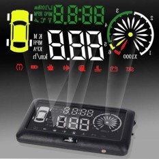 3 inch OBD II Car HUD Head Up Display with Speed Fatigue Warning RPM MPH Fuel Consumption - intl