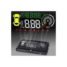 3 INCH OBD II CAR HUD HEAD UP DISPLAY WITH SPEED FATIGUE WARNINGRPM MPH FUEL CONSUMPTION - intl