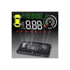 3 INCH OBD II CAR HUD HEAD UP DISPLAY WITH SPEED FATIGUE WARNINGRPM MPH FUEL CONSUMPTION - intl