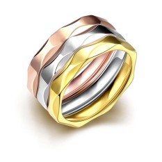 3 Pcs Seksi Jual Modis Wanita Baja Titanium Lingkaran-Internasional