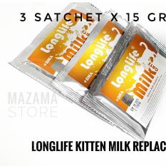 3 satchet RAID ALL Longlife Kitten Milk Replacer 15 gr / Susu Longlife / Susu Untuk Anak Kucing / Pengangti Susu Kucing / Kitten Milk / Milk Cat