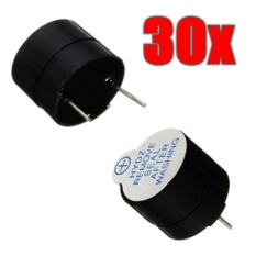 30 PCS Merek Baru Hitam 5 V Aktif Terus Menerus Kontinu Elektromagnetik Bel-Intl