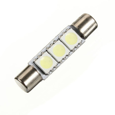 31mm 3LED SMD 5050 New Toyota Mobil Interior Lampu Bohlam Lampu Plafon Atap Kubah-Intl