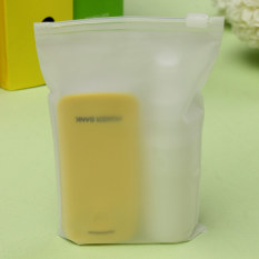 35*45 Cm Tahan Air Portable Translucent Tas Penyimpanan Kantong Perjalanan untuk Perjalanan-Intl