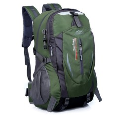 35 Liter Ransel For Hiking And Berkemah Luar Ruangan (hijau Tentara)