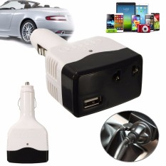 3 Pcs Universal Charger Mobil Inverter Adaptor DC-AC Konverter Daya dengan Port USB Outlet BARU-Internasional