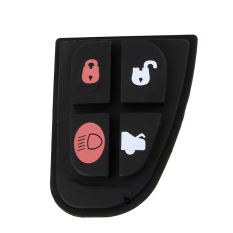 4 Tombol Kunci Karet Pad Kunci Remote Switch Repair Ganti KitAccessories untuk Jaguar X S XJ XK JENIS